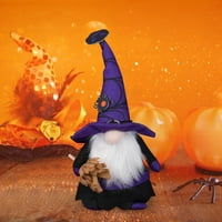 Ukrasi za Noć vještica unutar otvorene na otvorenom, Halloween Gnomes plišani dekor rudolph bez lica lutka goblin plišana igračka kućni ukras, Halloween Decor na otvorenom