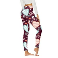 Chiccall High Struk uzorak za žene - Buttery Mekani temminijski temmiji tiskani joga hlače za vježbanje
