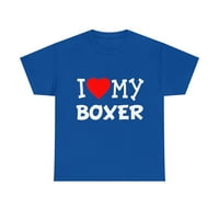 Love Moj bokser pasmina pasmine unise grafička majica
