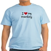 Cafepress - Volim svoj majmun - lagana majica - CP