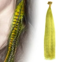 Chaolei modne perike obojene perjane za kosu za kosu za kosu frizerska praška kose perika perike prirodne