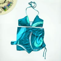 Olyvenn ponude ženski kostim bikini kostim kostim gradijent boje za plažu na plaži Halter kupaći odijelo