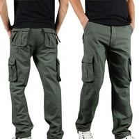 Muške dukseve Stretch elastični struk višestruki džepovi Sportske hlače Hip-hop Dizajn Sportska fitness
