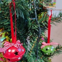 Božićni privjesak, božićne zvona za Craft zvona za božićnu zabavu Dekoracije festivala, crvena, zelena