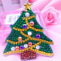 Ana božićna dekoracija DIY 5D Full Diamond Painting Clean Cheychain Art Craft