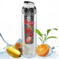 Voćna infusirana boca za vodu 900ml Flip poklopac propuštava piće za piće za sportsku teretanu Sportski