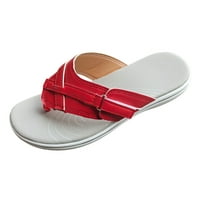 SHPWFBE Cipele Ležerne modne čvrste boje Flip Flops Flats Comfort Flip-Flop sandale za žene stalak za