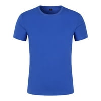 Košulje za muškarce Clearence Ljeto okruglo majica za vrat Mercerizirani pamučni kratki rukav