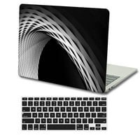 Kaishek Hard Case Cover kompatibilan sa - rel. MacBook Pro 16 sa XDR ekran Tip C + crni poklopac tastature