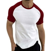 Košulje za vježbanje za muškarce Muške opuštene fit majice kratkih rukava Muški veliki majica s dugim