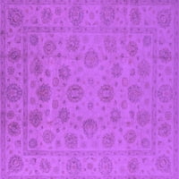 Ahgly Company u zatvorenom pravokutniku Oriental Purple Tradicionalne prostirke, 3 '5'