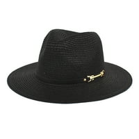 Hat Big Jazz Straw Hat Panama Jazz Hat Fedora Dame Plaža Travel Sun Hat Ribar Hat