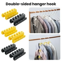 Hanger povezuje kuke, jaki nosivost, dvostrani, ormar za pohranu ormara, kućni materijal