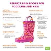 Oariwing Kids Rain Boots za dječake Djevojke Dječja djeca - Henna Pink
