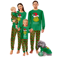 Porodica koja odgovara Božićne pidžame Božićne veličine tiska za djecu za odrasle-djecu-za kućne ljubimce