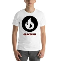 2xl Graceham Fire stil kratkih rukava majica s nedefiniranim poklonima