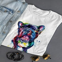 Pastell slatka i šarena francuska majica buldog-majica - Weekday Najbolji dizajni, ženski 3x-veliki