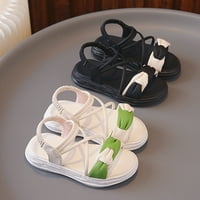 Dječje djece Dječje cipele Čvrste boje ravne otvorene nožne modne ležerne ribe sandale za usta udobne