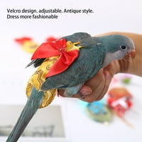 Sijiali Bird Pelena za ispis haljina Vintage Parrot ptica petka za festival