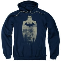 Batman - zlatna silueta - pull-preko hoodie - srednja
