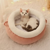 Zimski topli kućni ljubimac mačji krevet Kennel okrugla mačja mat neklizajući meko meko štene jastuk