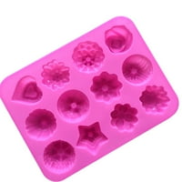 Rešetke Silikonski kalup Cvijeće desert Candy Jelly Moon Cake plijesni