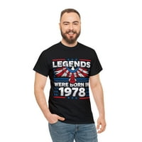 Legende su rođene u patriotskom rođendanskoj grafičkoj majici, veličinama S-5XL
