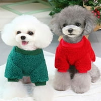 Xinhuaya mačji džemper, odmor Božić za kućne ljubimce toplo pleteni džemper s mekim štenetima odjeća