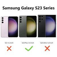 Slučaj za Samsung Galaxy S Plus 6.6 , podesiva ručka Grip + bežični punjenje Ultra-tanak robusni udarni udar udarce, crvena, crvena