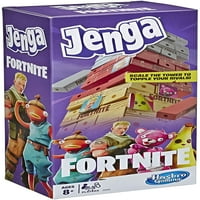 HASBRO GAMING JENGA: Fortnite Edition igra, igra sa drvenim blokom kula za slaganje za Fortnite ventilatore, igračke za djecu i odrasle uzraste i gore
