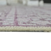 Ručno čvorište Purple Wool Program 8 '10' Moderni marokanski cvjetni veliki tepih