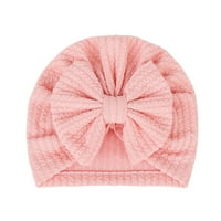 SunhillsGrace Baby Hats & Caps Toddler Baby Girls Boys Solid Bow Cap Hat Lijepa djeca 0-mjesečna Headwear