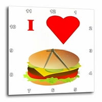 3Droza Volim Cheeseburgere - Zidni sat, prema