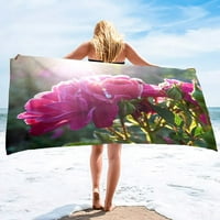 Prevelizirani cvijet za ručnik na plaži Extra Veliki bazen plivajući putovanja Mekani ručnik pokrivač