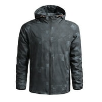 Muške jakne jesen i zimski slobodno vrijeme plus veličina na jaknu od odjeće tamno siva 18