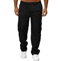 Teretne pantalone za muškarce multi-džepne hlače ravno-noga kombinezona Sportska parkour fitness hlače