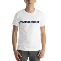 Literatura učiteljica zalepljeni stil kratkih rukava pamučna majica majica po nedefiniranim poklonima