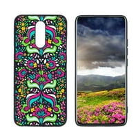 Kompatibilan sa slučajem telefona Harmony, Meksičko-boemijski-svijetla-cvjetni-uzorak - Case Silikonski