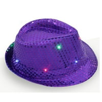 LeylayRay moda bljesak svjetla LED šarene sekfin unise Fancy haljina plesnog party šešira
