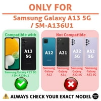 Razgovor o tankim slovima za Samsung Galaxy A 5G, tanki gel TPU poklopac, crveni kaput Djevojčica Stripe