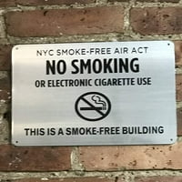 Potpiši bez pušenja Ne pušenje ili električna upotreba cigareta - ovo je zgrada bez dima