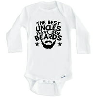 Najboljih ujaka imaju veliku bradu beba bodi, duhoviti nećakinjski nećak bebe bodi, 6-mjesečni bijeli