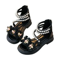 B91XZ Toddler Djevojka Sandale sandale za djevojke Ljeto Dječje meke jedine cipele Modne djevojke 'biserne