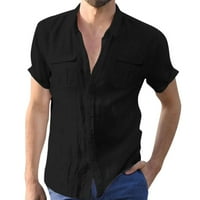 Muška ležerna majica sa dvostrukim džepom kratkih rukava s kratkim rukavima s rukavima rukav bodysuit