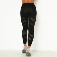 VBNERGOIE Žene Ležerne rastezanje Stherty Tip up Yoga Sportski nogavi trčanje Yoga Pant Yoga Hlače visoki