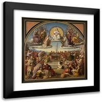 Friedrich Overbeck Crni modernog uokvirenog muzeja Art Print pod nazivom - trijumf religije u umjetnosti