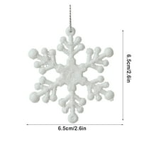 Pgeraug Privjesak Kreativni zanat Božićno drvce Kućni dodaci za ukrašavanje snježnim pahuljicama Angel