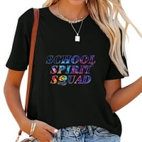 Škola je eksplozija na povratne školske poklone Ženske modne vrhove - stilski grafički majice kratkih