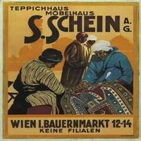 Tepih Kuća nameštaj Početna S. Schein Vienna Vintage Adverts Poster Print