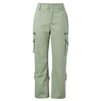Ženske hlače Žene teretne pantalone sa džepovima na otvorenom casual camogradske radne hlače Duksere